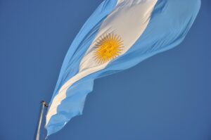 flag, argentina, flaming